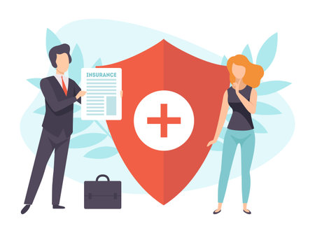 Man Character Working Process Busy at Workplace Vector Illustrationのイラスト素材