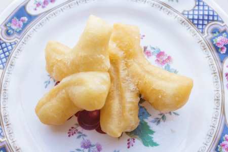 Deep-fried dough stickの写真素材