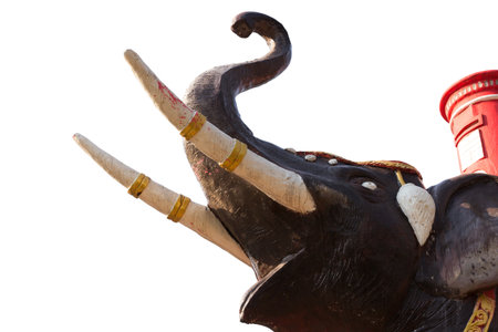 Elephant Statue beautiful in Thailandの写真素材