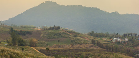 mountain is tourist attraction in Thailand