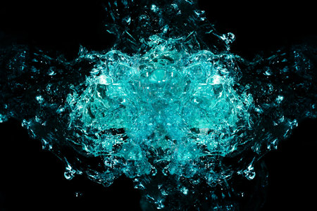 image is blue water to stop motion