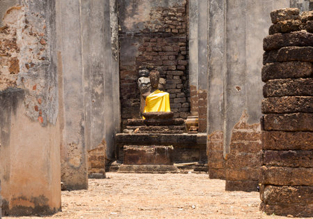 Buddha statue stone in Thailand since antiquityの写真素材