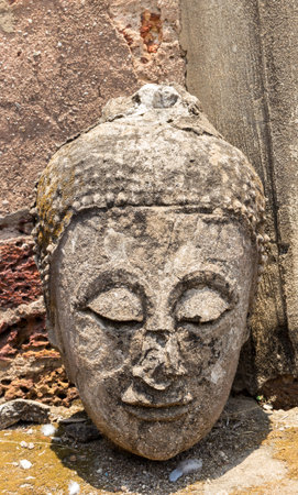 Buddha statue stone in Thailand since antiquityの写真素材