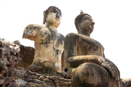 Buddha statue stone in Thailand since antiquityの写真素材