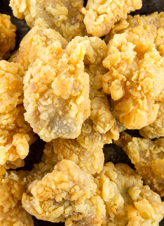 image of the fried Popcorn chicken is a best foodの写真素材