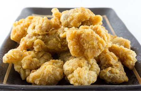 image of the fried Popcorn chicken is a best foodの写真素材