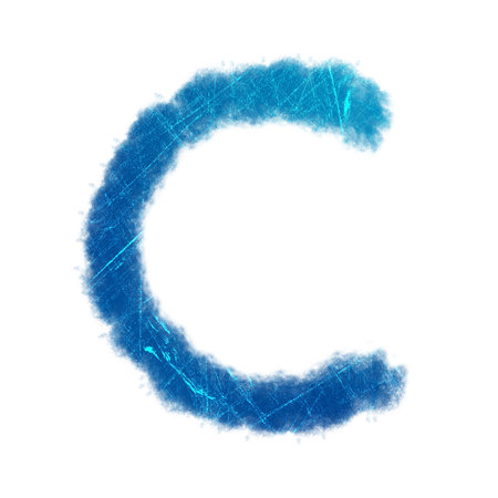 the image of English letters is light line on white backgroundの写真素材