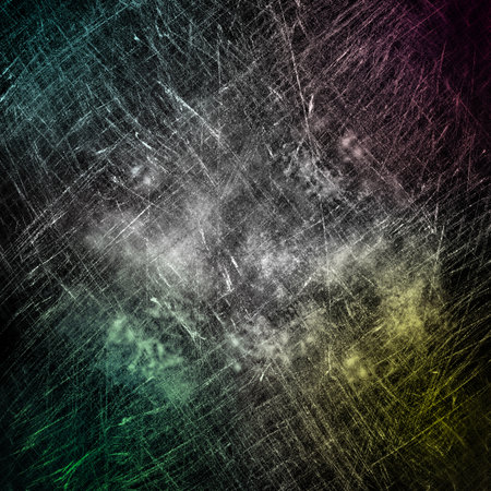 texture image of scratch on the black wallの写真素材