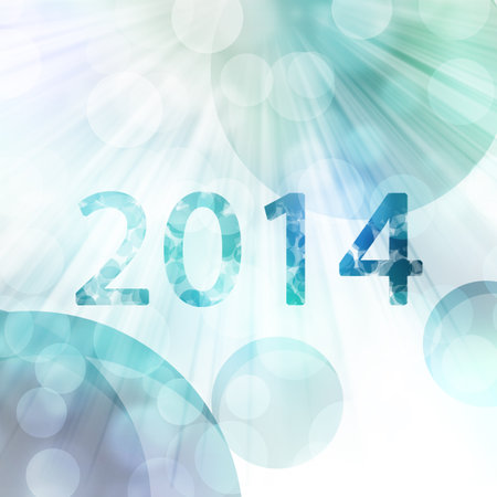 texture, abstract background is colorful bokeh light for happy new year day in 2014, christmas and other eventの写真素材