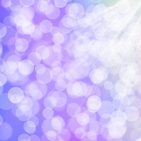 texture, abstract background is colorful bokeh light from sun for happy new year day, christmas and other event.の写真素材