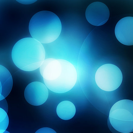 texture, abstract background is blue bokeh light is colorful for happy new year day, christmas and other event.の写真素材