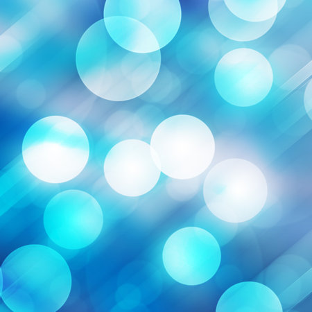 texture, abstract background is blue bokeh light is colorful for happy new year day, christmas and other event.の写真素材