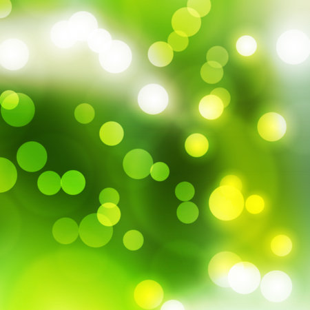texture, abstract background is green bokeh light is colorful for happy new year day, christmas and other event.の写真素材