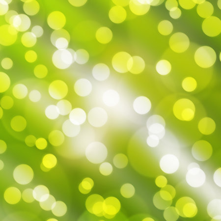 texture, abstract background is green bokeh light is colorful for happy new year day, christmas and other event.の写真素材