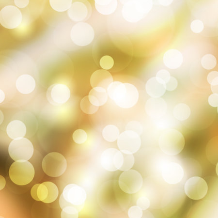 texture, abstract background yellow bokeh lightの写真素材