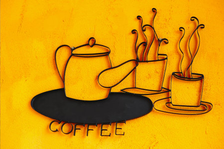Coffee signの写真素材