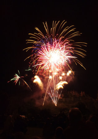 Bastille Fireworksの写真素材