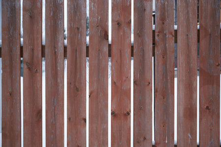 Old wooden fence background texture close upの写真素材