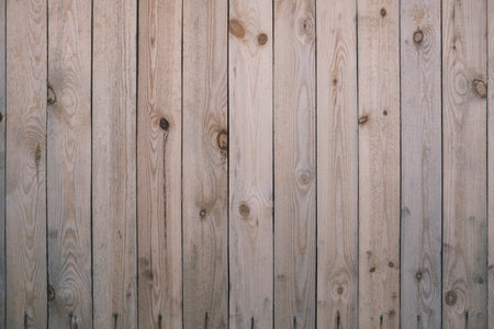 Old wooden fence background texture close upの写真素材