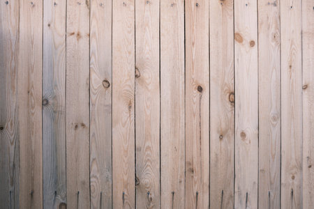 Old wooden fence background texture close upの写真素材
