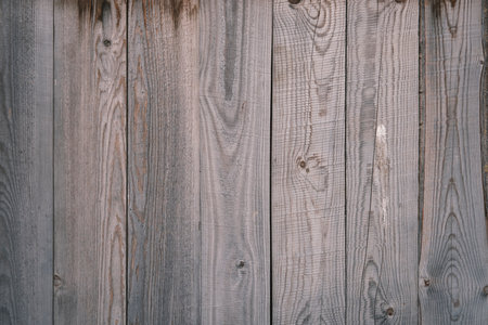 Old wooden fence background texture close upの写真素材
