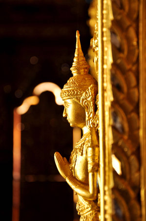 Buddha statue at Tazung temple, Thailandの写真素材
