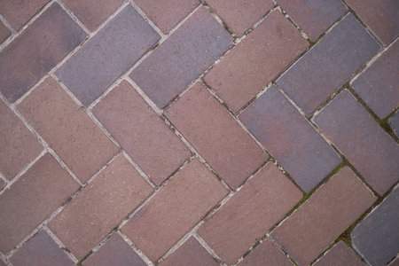 Brown stone road texture pavement design and pattern.