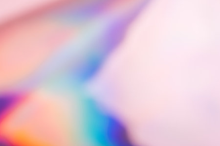 Multi colored background with holographic texture effect.の写真素材