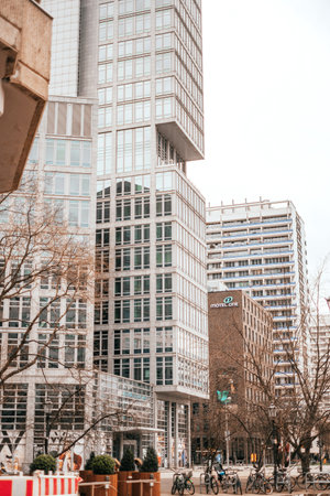 Berlin, Germany - February 2, 2020: Berlin cityscape with old architecture.のeditorial素材