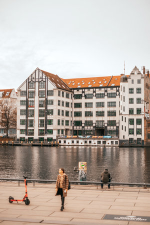 Berlin, Germany - February 2, 2020: Berlin cityscape with old architecture.のeditorial素材