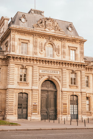 Paris, France - April 7, 2019: beautiful streets of Parisのeditorial素材