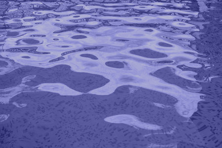 Bright violet surface swimming pool water background.の写真素材