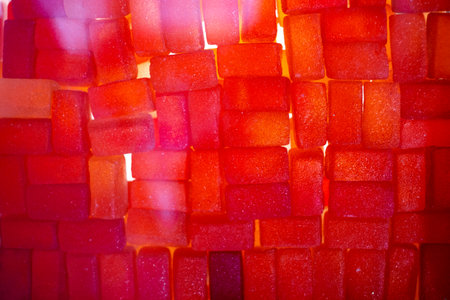 Bright background with sweet jelly marmalade candies.の写真素材
