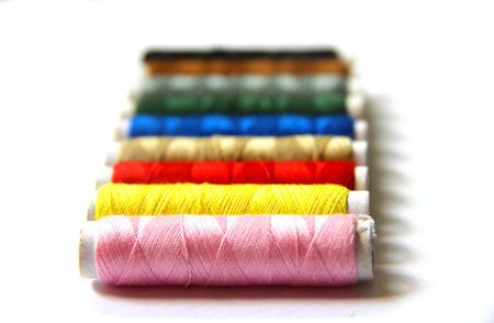 The color of the yarn.の写真素材