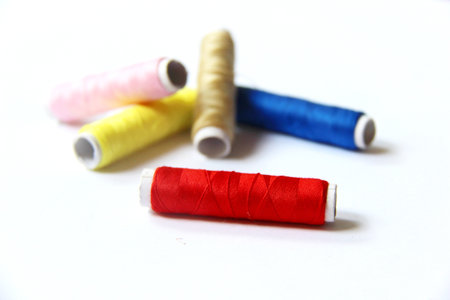 Color of sewing thread.の写真素材