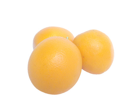 Delicious orange on white backgroundの写真素材
