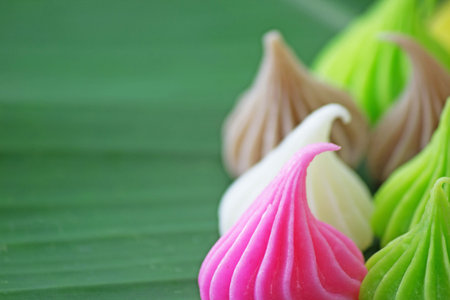 Aalaw or Alua, Thai traditional candy sweet dessert,