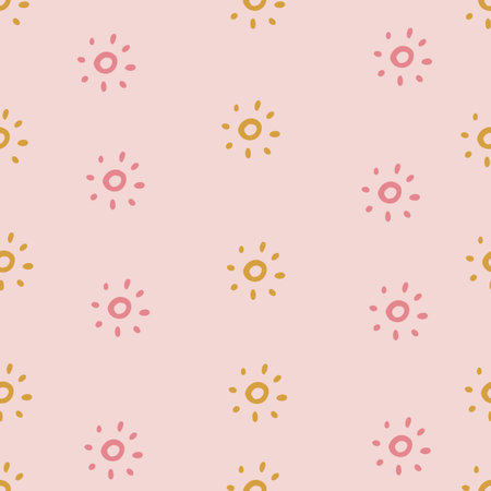 Hand drawn modern doodle seamless pattern. pastel grunge background. vector illustrationのイラスト素材