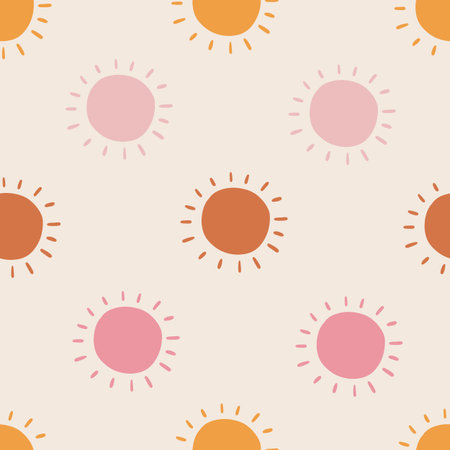 Hand drawn modern doodle seamless pattern. pastel grunge background. vector illustrationのイラスト素材