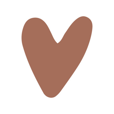 Vector heart shape symbol design on white. vector illustrationのイラスト素材