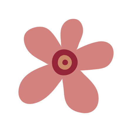 Christmas flower or poinsettia, flat icon vector illustration. vector illustrationのイラスト素材