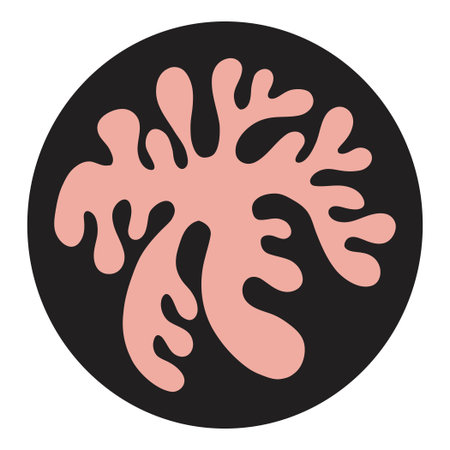 Modern floral posters with flowers. Abstract art.のイラスト素材