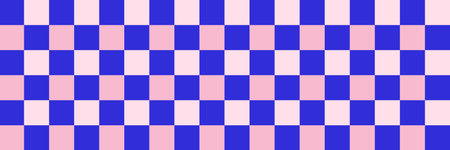 Groovy checkered vintage seamless patternsのイラスト素材