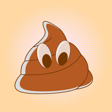 Creative and Minimal Rational Shit Icon Emblem Logo pop artのイラスト素材