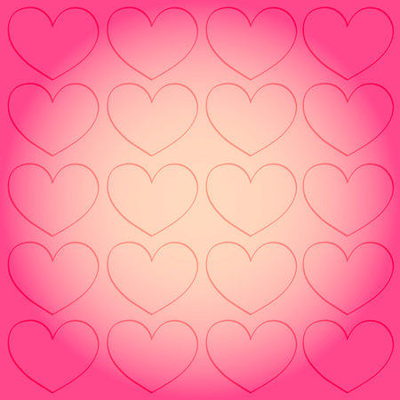 Background picture on the theme of love and Valentines Day. The symbol of love soars to the top