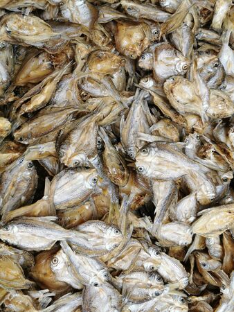 small dried fish in local community in Lao PDR