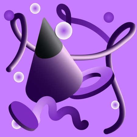 Abstract colorful background with geometric elements. Vector illustrationのイラスト素材