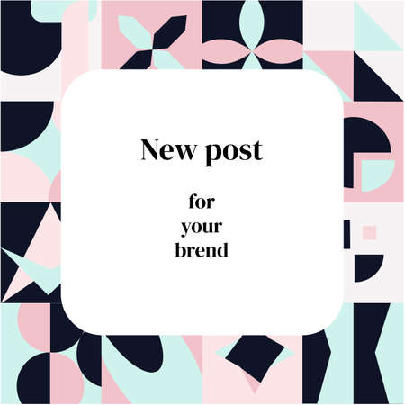 banner template new post. Suitable for social media posts and web or internet advertising. Vector...