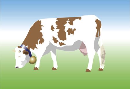 Bavarian Cowのイラスト素材