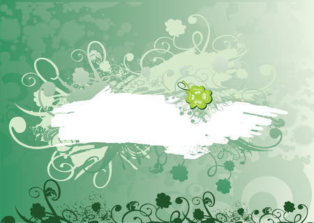 green backgroundsのイラスト素材